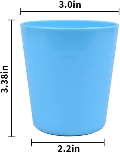 Miniatura 3 de fulong Vasos de plástico irrompibles ecológicos sin BPA, aptos para lavavajillas, para niños y adultos, vasos de agua reutilizables aptos para