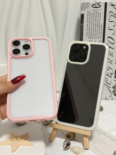 Coque iPhone 14 Pro antichoc transparente fine plastique rigide bumper vert - 4