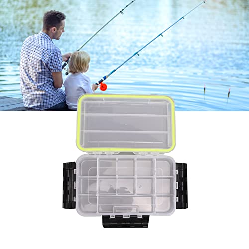 Boîte plastique matériel de pêche durable transparente à compartiments ajustables - 6