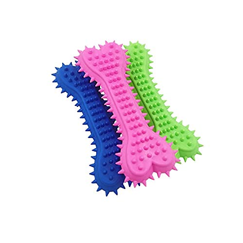 PSK PET MART Dotted Flat Bone Toy for Dogs Cats and Puppies | Grinding Bite Chew Stick Bone Toy for Dog (B09FQ4SSCG) Amazon Price History, Amazon Price Tracker