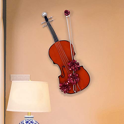 Decoración de pared de hierro tridimensional retro para salón 5
