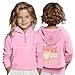 Trust In The Lord Hoodie For Teen Boys Quarter Zip Love Like Jesus Sweatshirt With Eyes Holes Bible Verse Tops 3-14Y Pink 110
