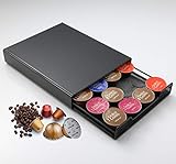 MaxMiuly Soporte para cápsulas de café Almacenamiento de Dolce Gusto - Nespresso cajones Cápsulas de café Organizador (Dispensador para 20 cápsulas)