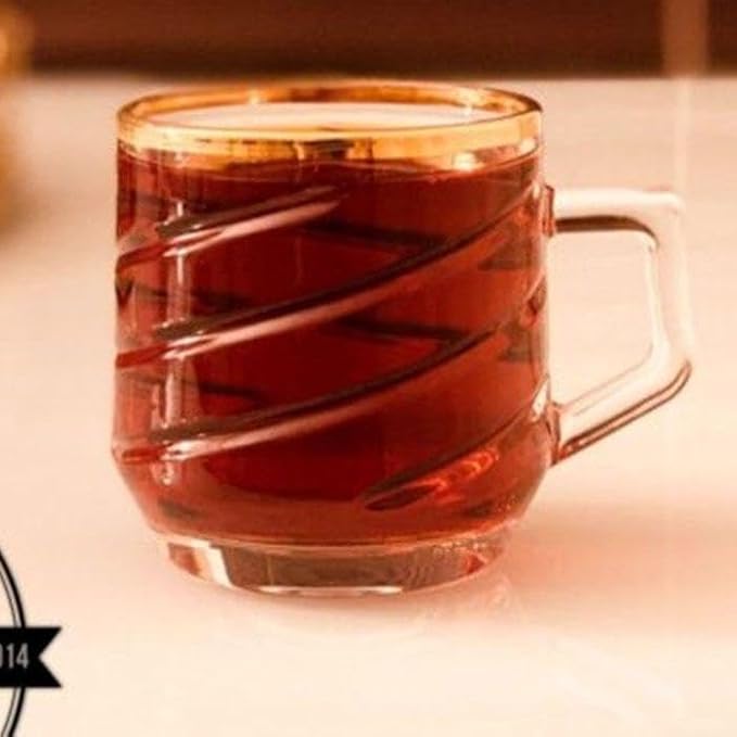Image of IndusBay Set of 6 Tea Cups 205 ML Each