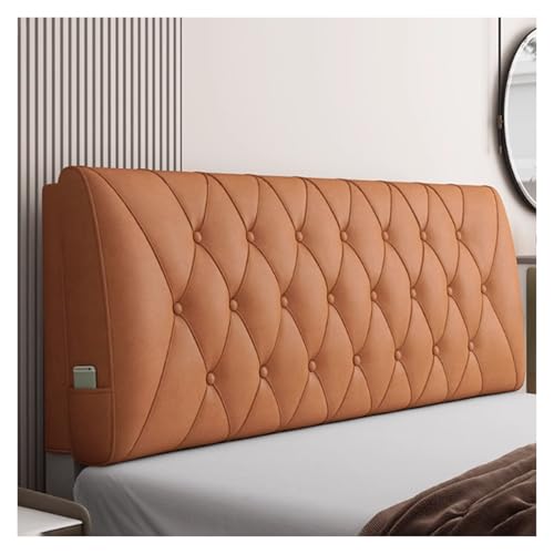 Prum Cabecera tapizada de pared con botones para cama tamaño King, cojín de apoyo extraíble, respaldo versátil para decoración de dormitorio (120 x 60 x 10 cm)
