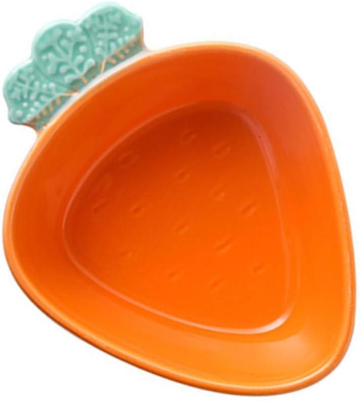 BIUDECO Carrot Bowl Carrot Tray for Home Foods Serving Bowl Salad Bowl