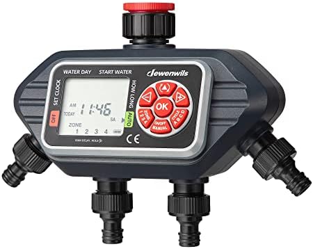 DEWENWILS 4 Ausgänge, 4 Bewässerungsprogramme für