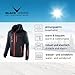 Black Crevice Herren Skijacke I Herren-Skijacke in verschiedenen Farben & Größen I wind- & wasserdichte Herren-Funktionsjacke I wasserdichte Reißverschlusstaschen I Ski-Jacke mit Kapuze