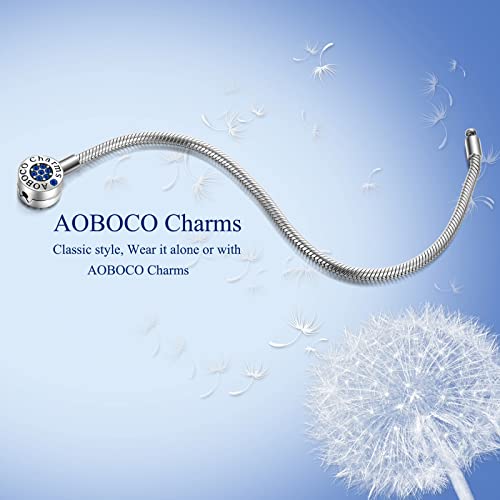Aoboco Bangle Bracelet For Charms Sterling Silver Jewelry Gift For Her #TOP4