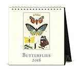 Cavallini Papers & Co CAL16-16 2016 Butterflies Desk Calendar