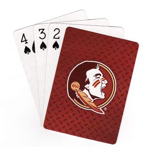 Image of Pro Specialties Group NCAA Unisex-Adult Diamond Plate Playing Cards