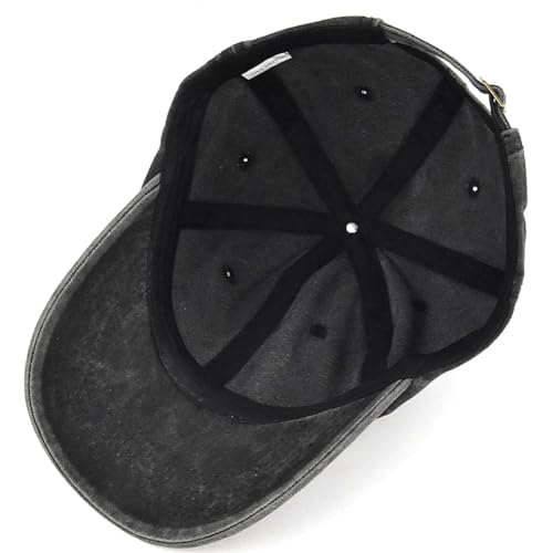 Image of XYIYI Vintage Washed Distressed Baseball Cap Adjustable Cotton Dad Hat for Women Men