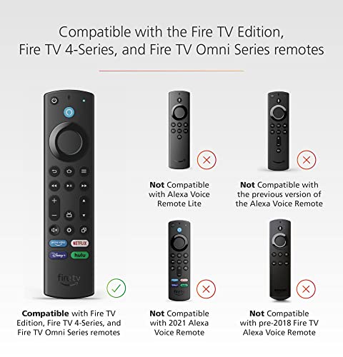 Image of Made for Amazon Remote Cover Case for Fire TV Edition, Fire TV Omni Series, and Fire TV 4-series