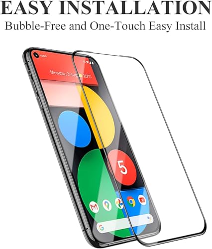 Image of Mr.Shield Top-Notch HD+ Tempered Glass Screen Protector Guard for Google pixel 5, 9H Hardness, Military Grade Protection, Easy Installation kit