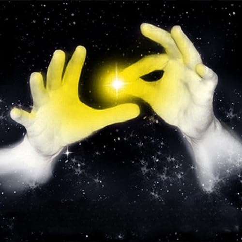 Image of MilesMagic Set of 2 Magic Light Up Thumb Tip | Lights from Everywhere | Easy to Do Flash Lights from Anywhere Close Up Routines Finger Illusion Magic Trick (Yellow)