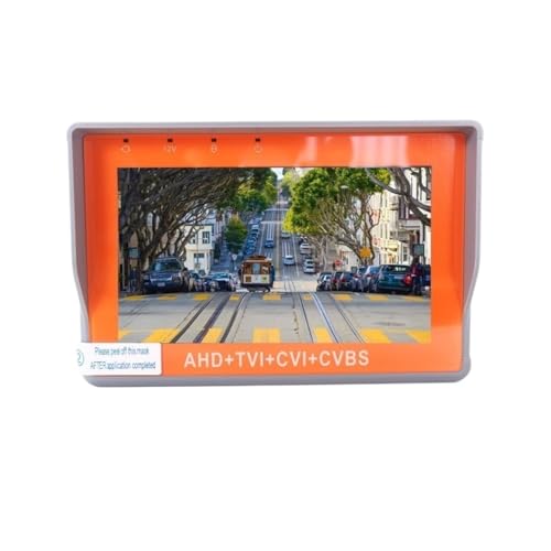 Probador de cámaras de seguridad CCTV portátil de 8MP con probador de cables AHD CVI TVI IV7W