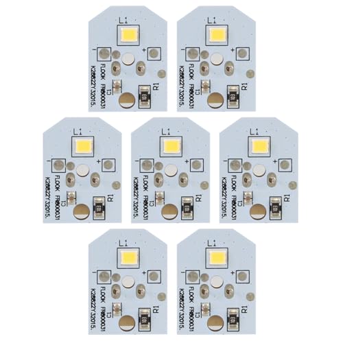 New Upgraded WR55X11132 WR55X25754 LED Light for GE Refrigerator Replace WR55X30602 WR55X26486 PS4704284 3033142 EAP12172918 AP6261806 No-Include Plastic Cover 7PCS IN One