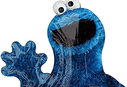 Amscan 3483901 S/Shape: Cookie Monster, Blue, Large - Image 3