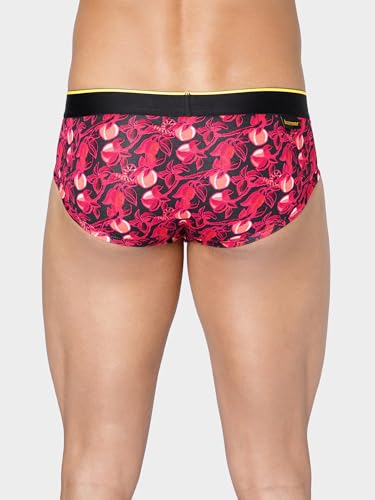 Image of Bummer Men's Printed Micro Modal Briefs Underwear | Ultra Soft & Breathable | Combo Pack of 2