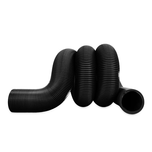 Image of Camco 20-Foot Camper /RV Sewer Hose - Designed to Work with Trailer Sewer Fittings, Threaded Fittings, and Slip Fittings (not included) - 3-Inch Diameter Opening (39611)