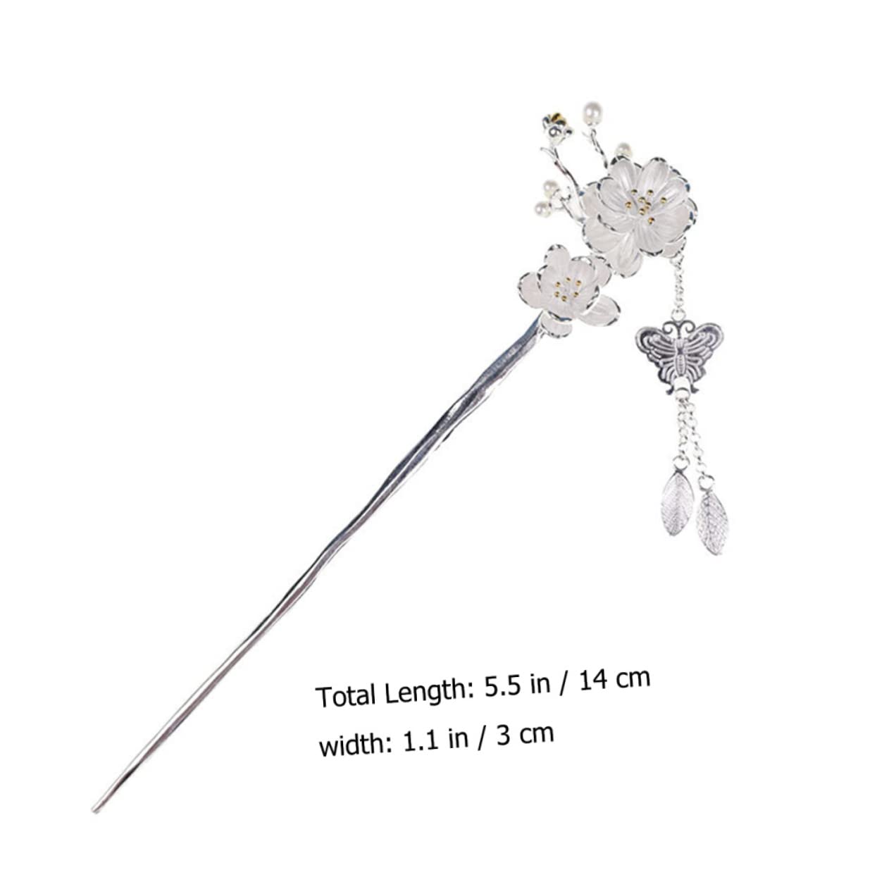 Housoutil 3stücke Haarnadel Pflaumenblüte Und Quaste Für Chinesische Haarforke Retro Haaraccessoire Für Hochsteckfrisuren Und Stylings Für Zu Besonderen Anlässen