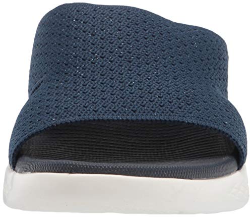 Skechers Women's Slide Sandal, Navy, 9 #TOP1