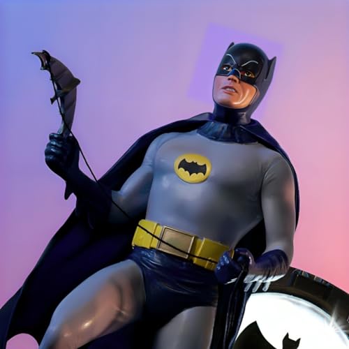 Escultura Batman y Robin Serie TV Clásica con BAT-Signal miniatura 4