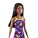 Barbie Doll (11.5 Inches) with Colorful Butterfly and Barbie Logo Print Dress & Strappy Heels, Ages 3 & Up