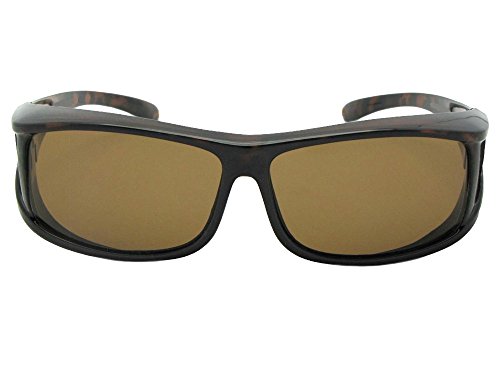 Polarized Fit Over Sunglasses Worn Over Eyewear Glasses Style F112