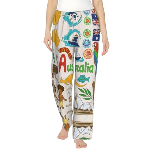Pantalon de détente imprimé australien pour femme le cadeau idéal doux et pratique