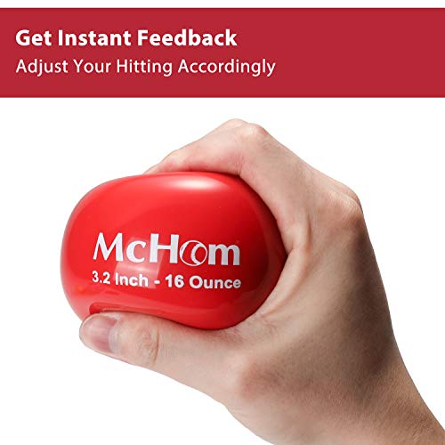 Mchom Weighted Baseball/Softball For Batting Hitting Pitching Training | Pvc Shell | 16Oz 18Oz 20Oz | 3Pcs #TOP3