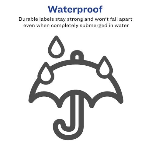 Image of Avery Waterproof Printable Shipping Labels with Sure Feed, 2 inch x 4 inch, White, 100 Blank Mailing Labels (15513)