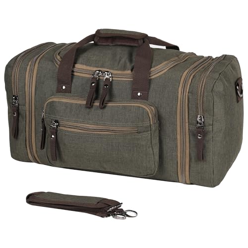 BOEX Stylish Duffle Bag for Travel – Expandable to 40L Lightweight and Waterproof Weekender Bag with Multiple Pockets and Adjustable Shoulder Strap for Men & Women – A Premium Carry On Duffle Bag