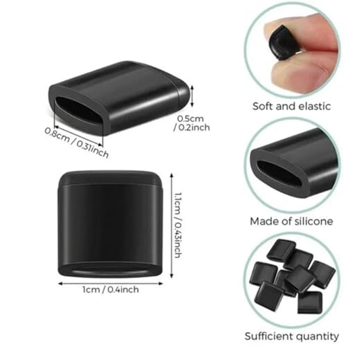 Aros de Silicona para Freidora 150/300/600 Piezas Ajuste Universal Protector de Placa de Crispado Accesorios para Cocina (150 Piezas) miniatura 7