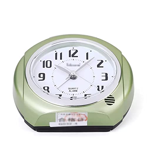 Reloj despertador silencioso sin tic-tac con luz para insomnio y sueño ligero 6