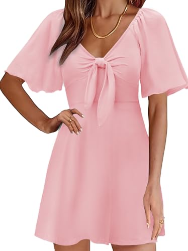 Image of MixShe Summer Dresses for Women 2026 Elegant Classy V-Neck Dress S-XXL