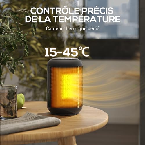 Chauffage d'appoint céramique PTC basse consommation avec oscillation pour la maison - 7