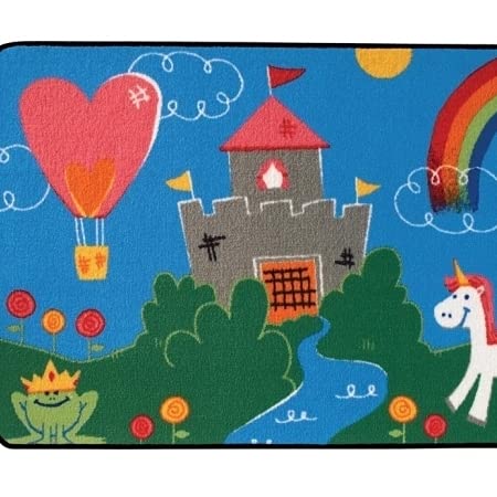 Carpets for Kids KID$Value 36.73 Fantasy Fun Playroom Rug 3ft x 4ft 6in Rectangle Blue