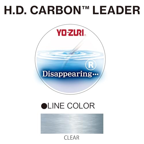 Image of Yo-Zuri H.D. Carbon Fluorocarbon Leader Line, Clear, 15-Pound /30-Yard