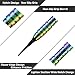 Turnart Darts Plastic Tip - Professional Soft Tip Darts Set for Electronic Dartboard 12 Pcs 18 Grams with 50 Extra Tips 24 Flights 2 Flight Protctors and Tool Kit Gift Darts (Colorful)