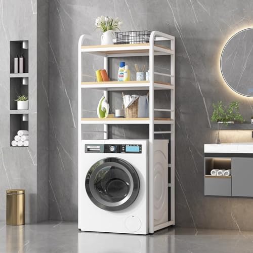 Grand support lave-linge pour optimiser les petits espaces de salle de bain