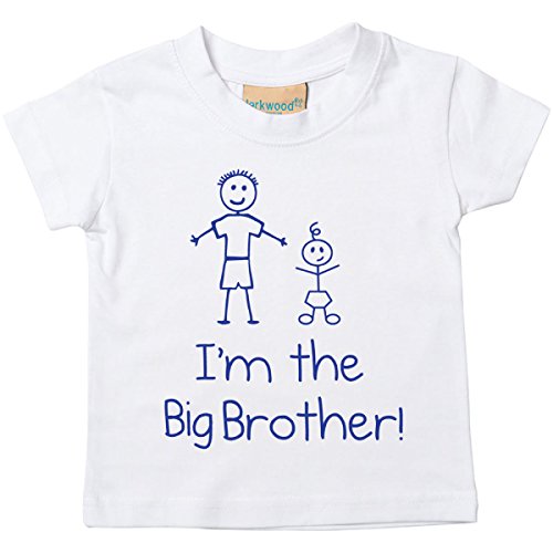 60 Second Makeover Limited I'm The Big Brother - Camiseta para bebé (tallas de 0 a 6 meses), color blanco Blanco blanco 3-4 Años