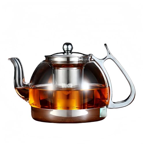 Stewlt ����ϔM�K���X�� �e�B�[�|�b�g ��e�� �����|�b�g �������t�� �Ϗo���p �d�C������E���� IH �Ή� ���o��� �ƒ�p (�V���O���e�B�[�|�b�g,01.1000ML) [���s�A���i]