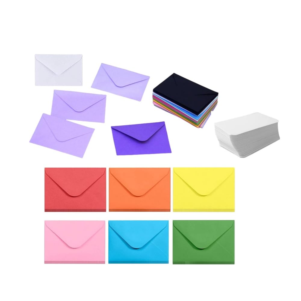 Mini Buste Colorate Con Biglietti | 50 Pezzi Per Matrimoni, Compleanni E Regali - Foto 7