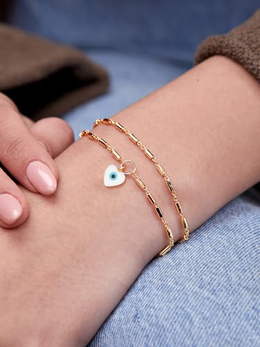 Image of MINUTIAE Stylish Fashion Double Chain for Womens & Girls Gift | Premium Stylish Dailywear Bracelets for Women's