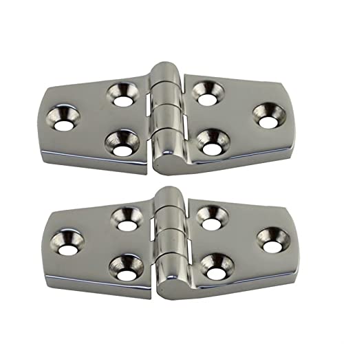 Charnières de porte avec 6 trous d'ancrage modèle coulé haute résistance en inox - 2