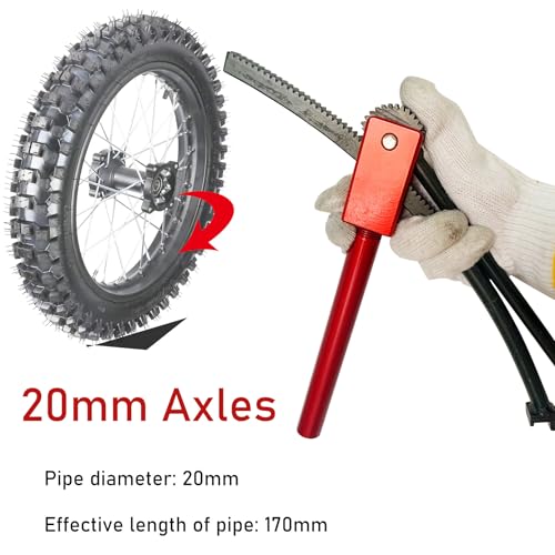 Image of Dirt Bike Tire Changing Tools for Enduro and Motocross Dirt Bike Tire Changer for 16 inch - 21 inch Wheels,20mm Axles Easy Tire Replacement (20mm Individual kit)