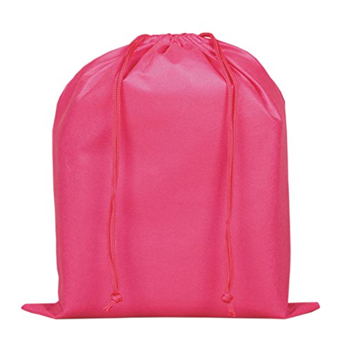 2 Pieces Of Dust Bag Non-woven Breathable Drawstring Pouch Dust Bags for Handbags (Rose)