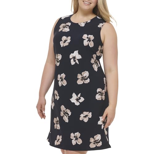 Image of Tommy Hilfiger Tonal Palm Dress