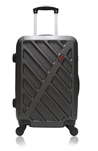 Preisvergleich Produktbild Hero Hierro Koffer, 66 cm, 60 liters, Grau (Gris Fonce)